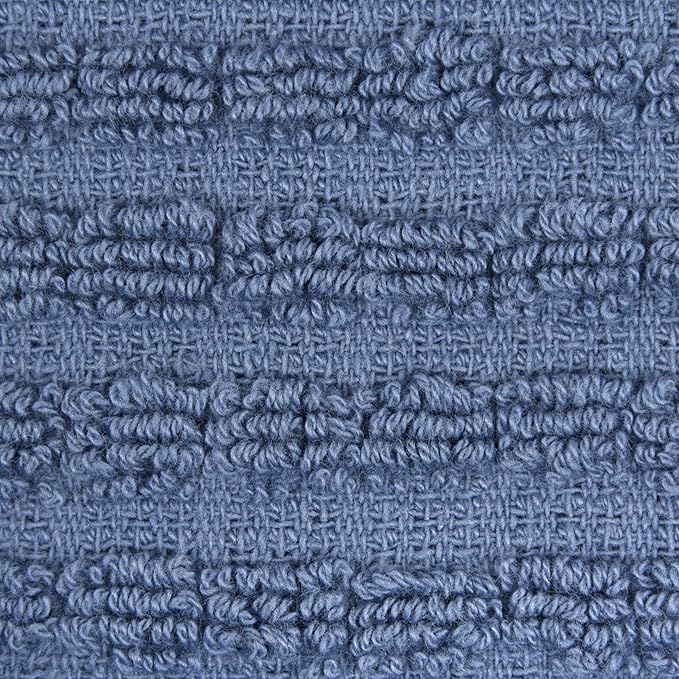 Ritz Royale Collection 100% Combed Terry Cotton, Highly Absorbent, Kitchen Dish Cloth Set, 13-3/4" x 12", 3-Pack, Solid, Federal Blue