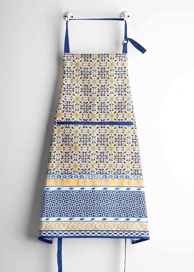 Maison d' Hermine 100% Cotton Apron for women with Pocket Kitchen Chef Apron for Men Cooking Mothers Day Gifts