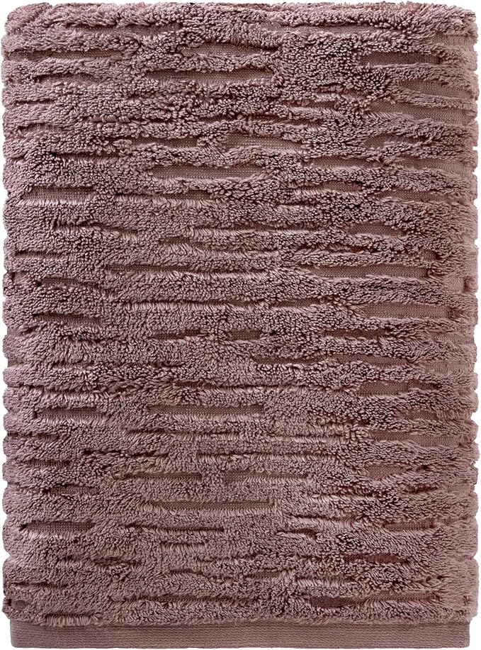SKL Home CloudSoft Cotton Luxury Bath Towel, Soft Plum