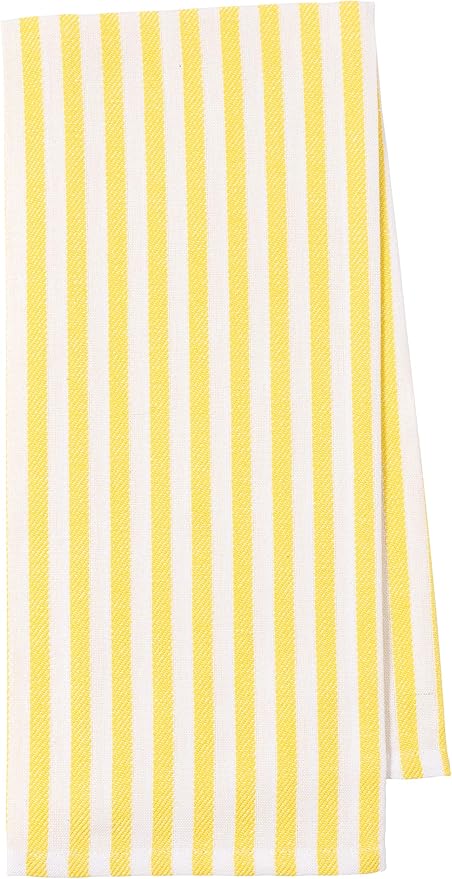 KAF Home Pantry Lemons All Over Kitchen Dish Towel Set of 4, Cotton, 18 x 28-inch