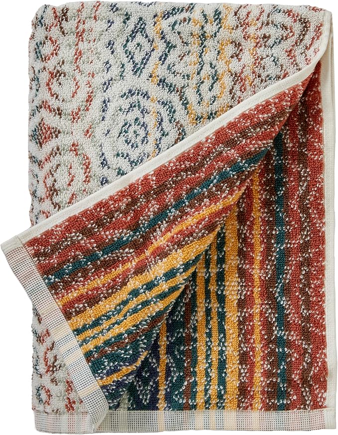 SKL Home Rhapsody 2 Bath, 2 Hand Towel Set, Spice