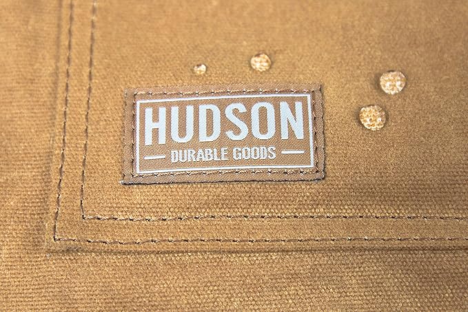 Hudson Durable Goods - Woodworking Edition - Waxed Canvas Apron - Brown