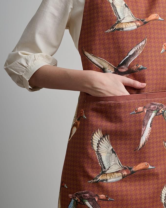 Maison d' Hermine 100% Cotton Apron for women with Pocket Kitchen Chef Apron for Men Cooking Mothers Day Gifts