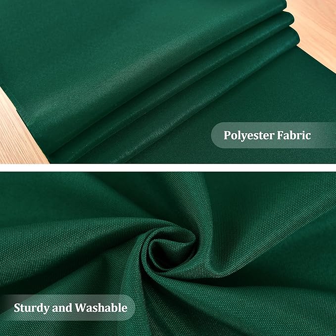 Farmhouse Green Table Runner Dining Table Runners 60 Inches Long Coffee Table Runner for Dresser Living Room Bedroom Holiday Party Banquet 12X60 Inch