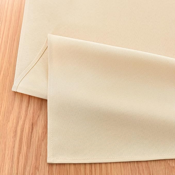 Farmhouse Beige Table Runner Small Short Table Runners 36 Inches Coffee Table Runner for Dresser Living Room Bedroom Holiday Party Banquet 12X36 Inch
