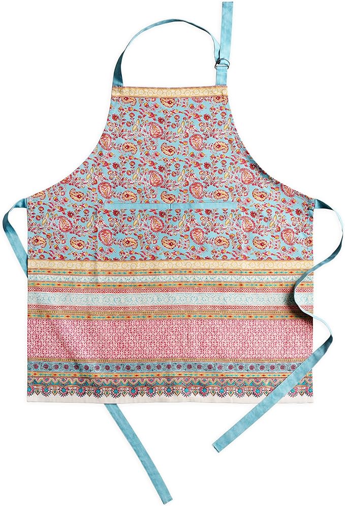 Maison d' Hermine 100% Cotton Apron for women with Pocket Kitchen Chef Apron for Men Cooking Mothers Day Gifts