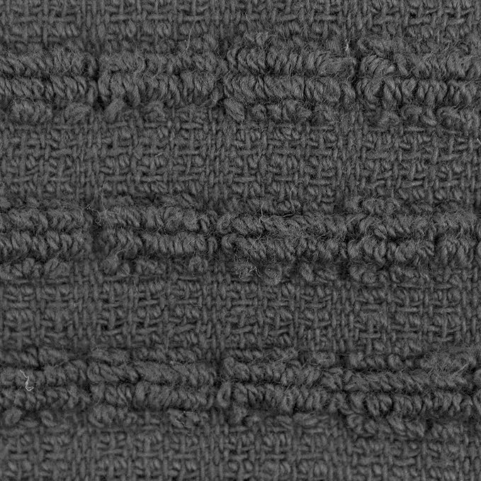 Ritz Royale Collection 100% Combed Terry Cotton, Highly Absorbent, Oversized Kitchen Towel Set, 28" x 18", 2-Pack, Solid, Graphite