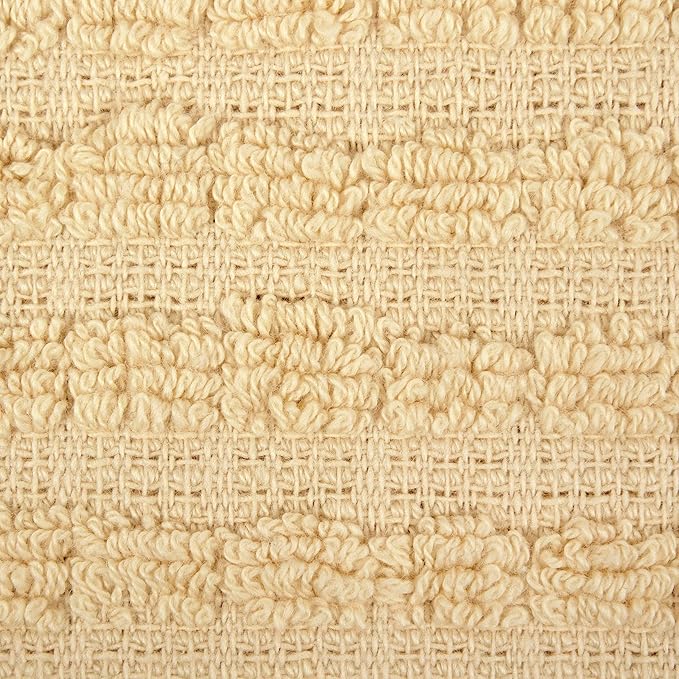 Ritz Royale Collection 100% Combed Terry Cotton, Highly Absorbent, Oversized Kitchen Towel Set, 28" x 18", 2-Pack, Solid, Latte