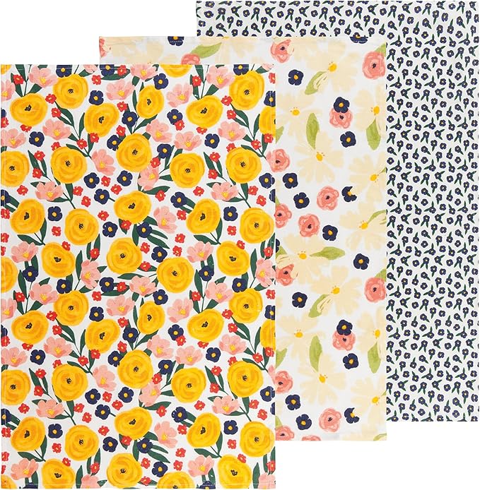 Assorted Bakers Floursacks Set of 3 by Now Designs