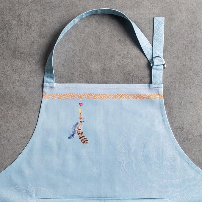 Maison d' Hermine 100% Cotton Apron for women with Pocket Kitchen Chef Apron for Men Cooking Mothers Day Gifts