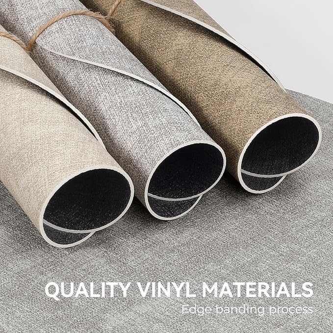 13" Round Placemats Set of 4, NCUE Dual-Sided Faux Leather Heat Resistant Table Mats, Waterproof Oilproof Washable Protective Table Placemats with Coaster, Wipeable Vinyl for Indoor & Outdoor Use