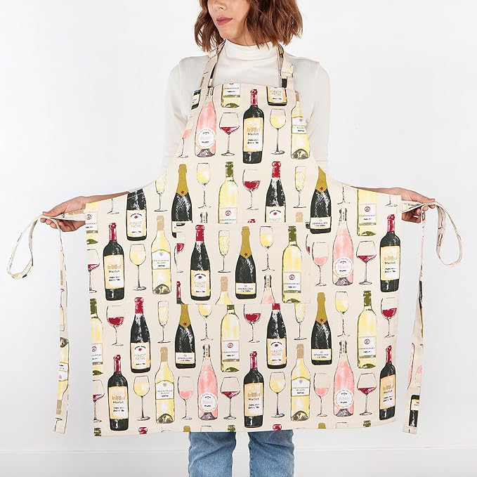 Now Designs Sommelier Chef's Kitchen Apron, 28 x 32 in
