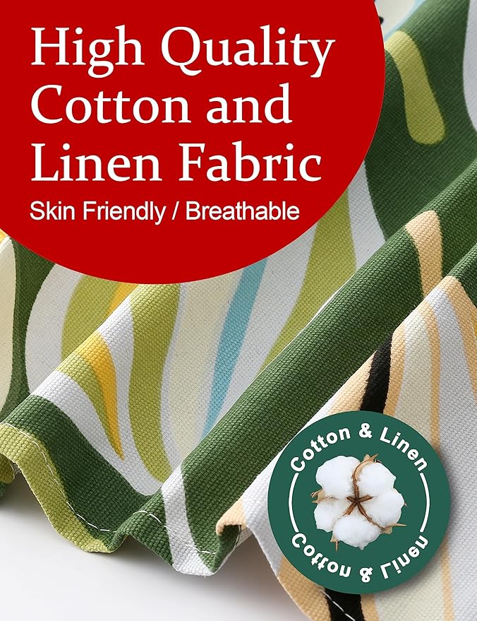 Big Plus Size Aprons for Women with Pockets Cotton Linen Baking Kitchen Cooking
