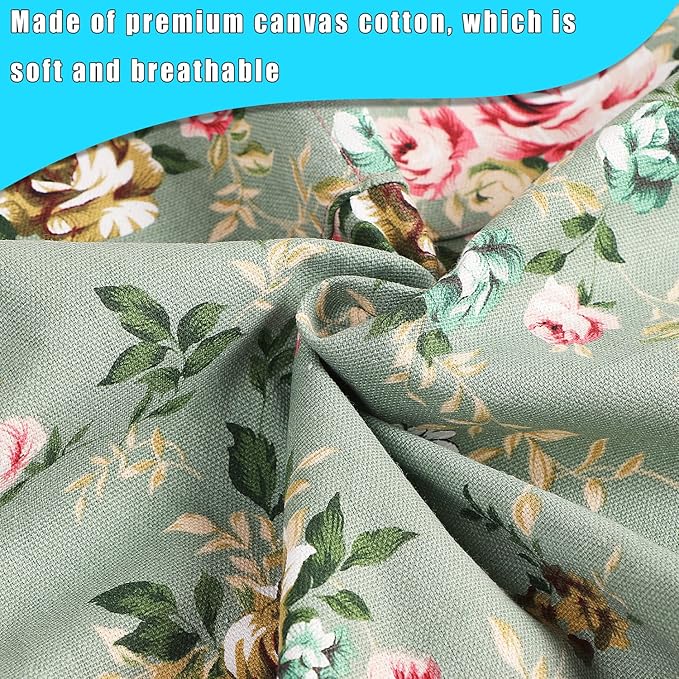 LOLOMLO Oversize Canvas Cotton Apron, Extra Large Aprons with Long Strap, Adjustable Neck Tear Resistant Plus Size aprons