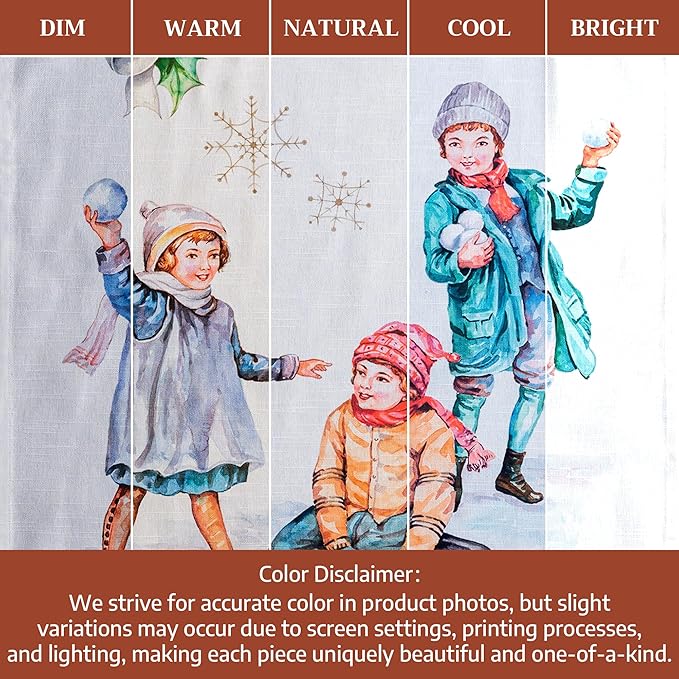 Maison d' Hermine Kitchen Towels Set of 3 100% Cotton 20" x 27.5" Reusable Cloth Tea Dish Towels Absorbent with Hanging Loop for Kitchen Dining Thanksgiving Christmas Decorations (Chromo)