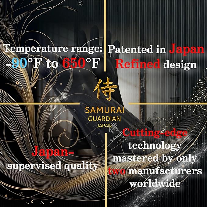 Premium Liquid Silicone Oven Gloves – Food Grade, Heat Resistant Gloves for Cooking, Grilling, Baking, and BBQ | Designed in Japan