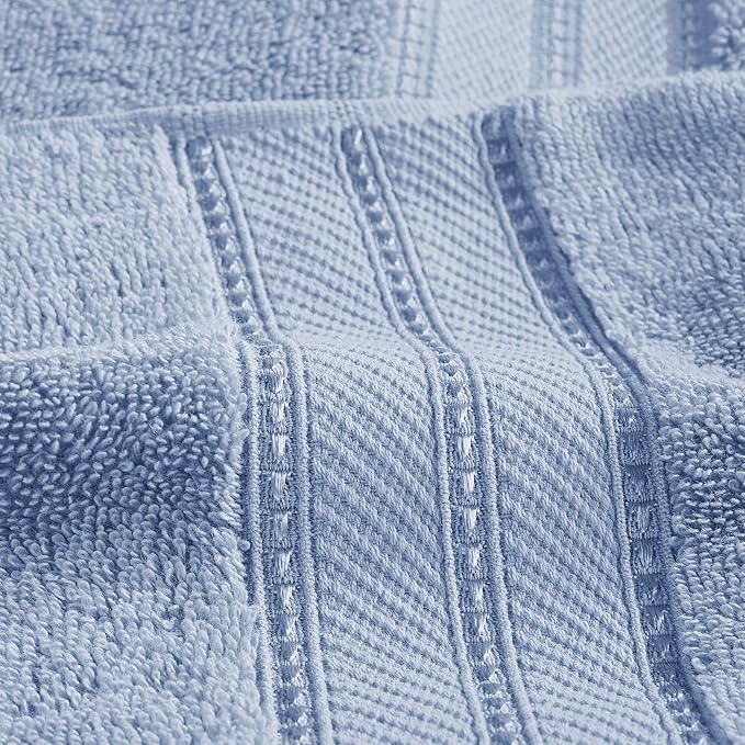 Modern Threads 4-Pack SpunLoft Bath Sheet Blue 35x66