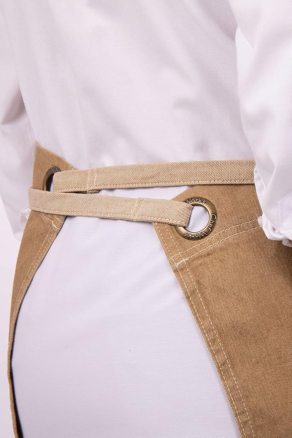 Chef Works Unisex Austin Half Bistro Apron