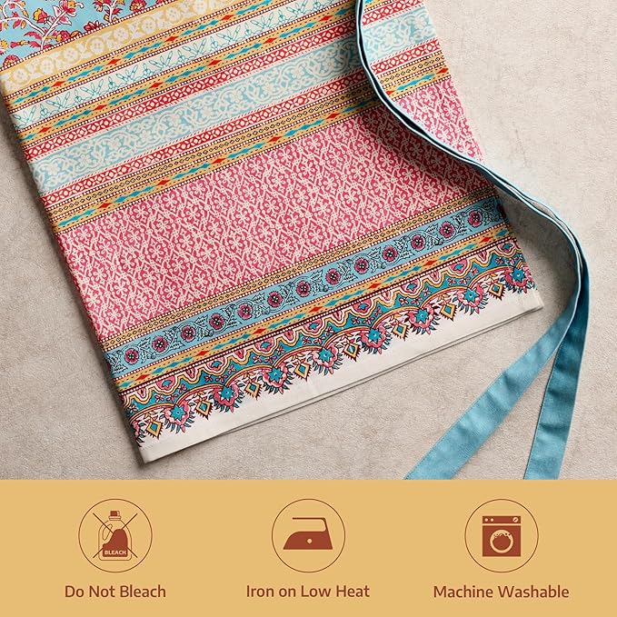 Maison d' Hermine 100% Cotton Apron for women with Pocket Kitchen Chef Apron for Men Cooking Mothers Day Gifts