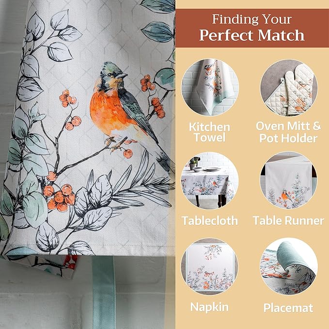 Maison d' Hermine 100% Cotton Apron for women with Pocket Kitchen Chef Apron for Men Cooking Mothers Day Gifts