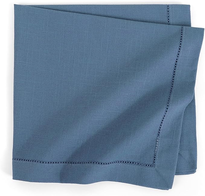 FINGERCRAFT Cloth Napkin Hemstitched 20x20 Inch Generous Picot Hem, Mitred Corner, Everyday Use Premium Quality High GSM and Good Absorbency Set of 21 Easter Color Stellar