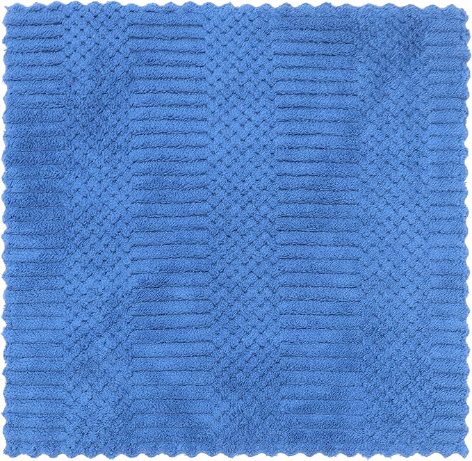 Microfiber Cleaning Cloth Lint Free Cleaning Rags, 10 Pack Fast Drying Dish Rags for Cleaning, Super Absorbent Kitchen Dish Cloths for Wash Dishes,12 in x 12 in, Mix Color