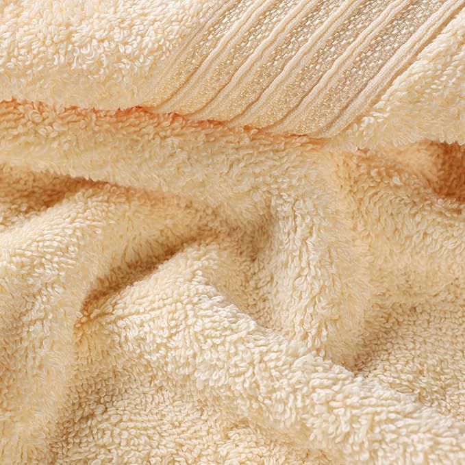 Superior Egyptian Cotton 2-Piece Bath Sheet Towel Set, Oversized Body Towels For Adults And Kids, Large Towel For Bath, Shower, Guest Bathroom, Spa, Gym, Resort, Essentials, Airbnb, Canary