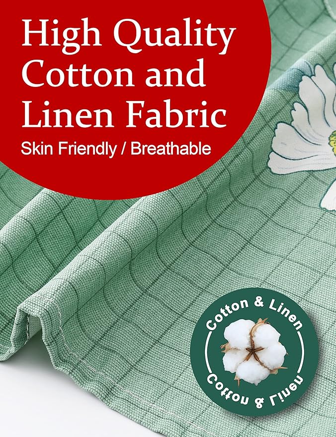 Big Plus Size Aprons for Women with Pockets Cotton Linen Baking Kitchen Cooking