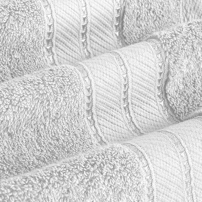 Modern Threads 4-Pack SpunLoft Bath Sheet White 35x71