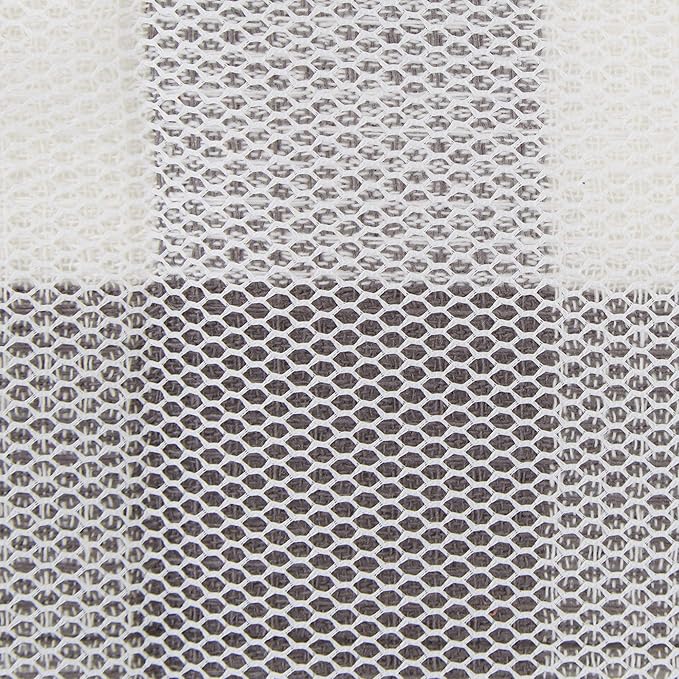 DII Scrubber Dishcloths Collection Windowpane Dishrag Set, 12x12, Gray Buffalo Check, 6 Piece