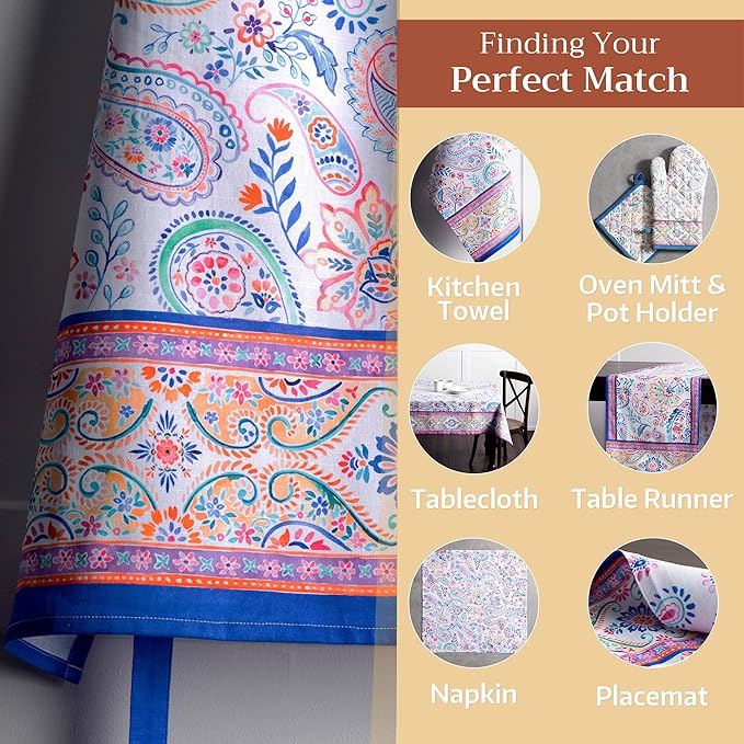 Maison d' Hermine 100% Cotton Apron for women with Pocket Kitchen Chef Apron for Men Cooking Mothers Day Gifts