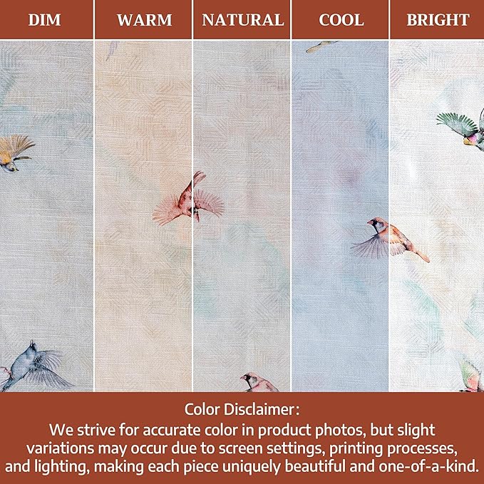Maison d' Hermine Cloth Napkins Set of 4 100% Cotton Everyday Reusable Square Napkins Cloth Washable Dinner Party Wedding Restaurant Gifts for Mothers Day Spring/Summer (Flying Birds, 20" x 20")