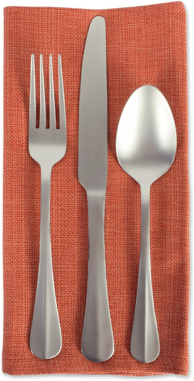 DII Variegated Tabletop Collection, Napkin Set, 20x20, Spice, 6 Piece