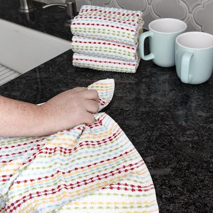 Ritz Pebble Bar Mop, Multicolor, 4 Towel Set