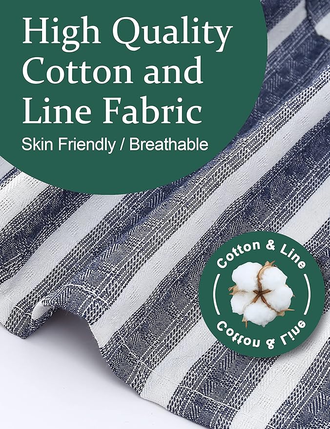 Big Plus Size Aprons for Women with Pockets Cotton Linen Baking Kitchen Cooking