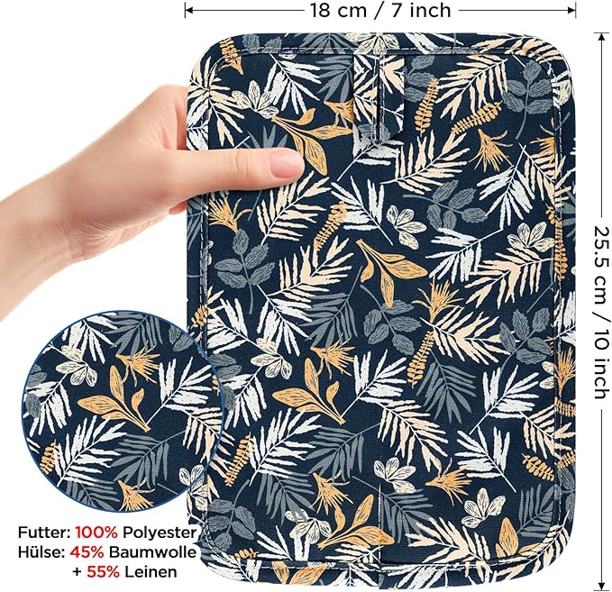 BONTHEE Pot Holders for Kitchen Heat Resistant Hot Pads for Countertops Oven Pot Holders Cotton Potholders for Kitchen Cooking Baking - 2PCS
