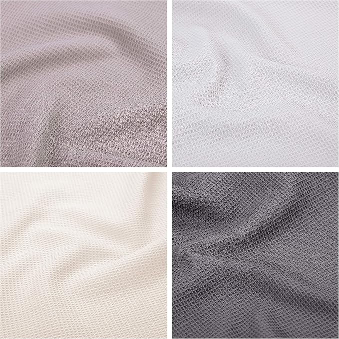 PY HOME & SPORTS Dish Towels Set, 100% Cotton Waffle Weave Kitchen Towels 4 Pieces, Super Absorbent Kitchen Hand Dish Cloths for Drying and Cleaning (17 x 25 Inches, Set of 4)