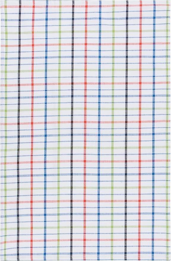 Now Designs Green Thumb Printed and Woven Kitchen Towel, Set of 2