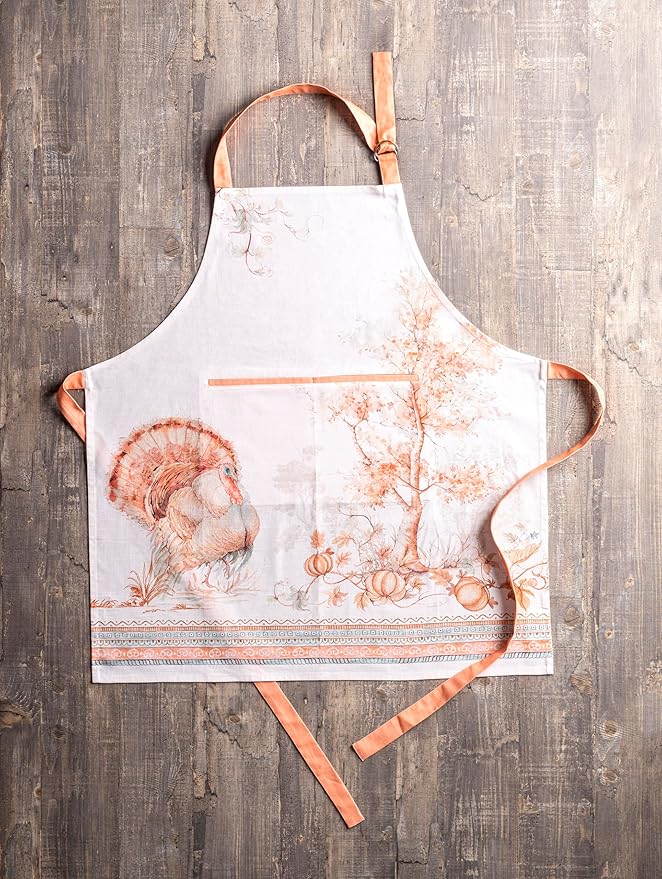 Maison d' Hermine 100% Cotton Apron for women with Pocket Kitchen Chef Apron for Men Cooking Mothers Day Gifts