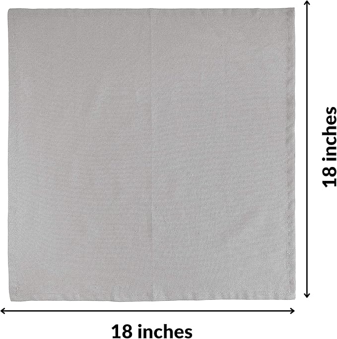 Cloth Napkins Dinner Washable Set of 4 in Cotton Linen Fabric Premium Quality, Mitered Corners for Reusable Every Day Use Pre Shrunk and Good Absorbency Christmas Cloth Napkins (Pack of 4, Aqua)