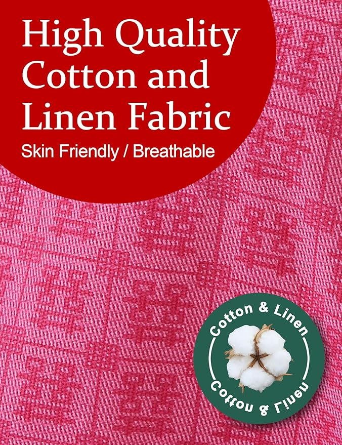 Big Plus Size Aprons for Women with Pockets Cotton Linen Baking Kitchen Cooking