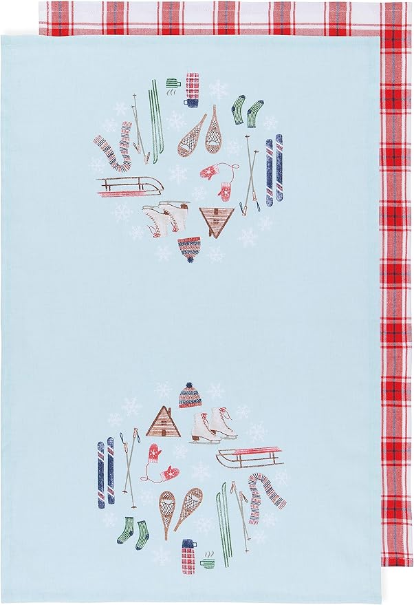 Now Designs Alpine Adventure Dishtowels Set of 2, 1 EA