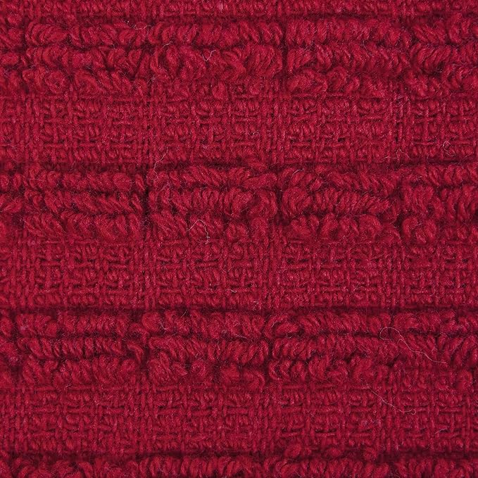 Ritz Royale Collection 100% Combed Terry Cotton, Highly Absorbent, Kitchen Dish Cloth Set, 13-3/4" x 12", 3-Pack, Solid, Paprika