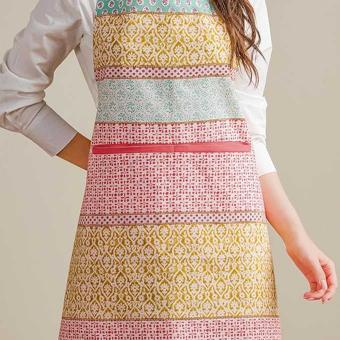 Maison d' Hermine 100% Cotton Apron for women with Pocket Kitchen Chef Apron for Men Cooking Mothers Day Gifts