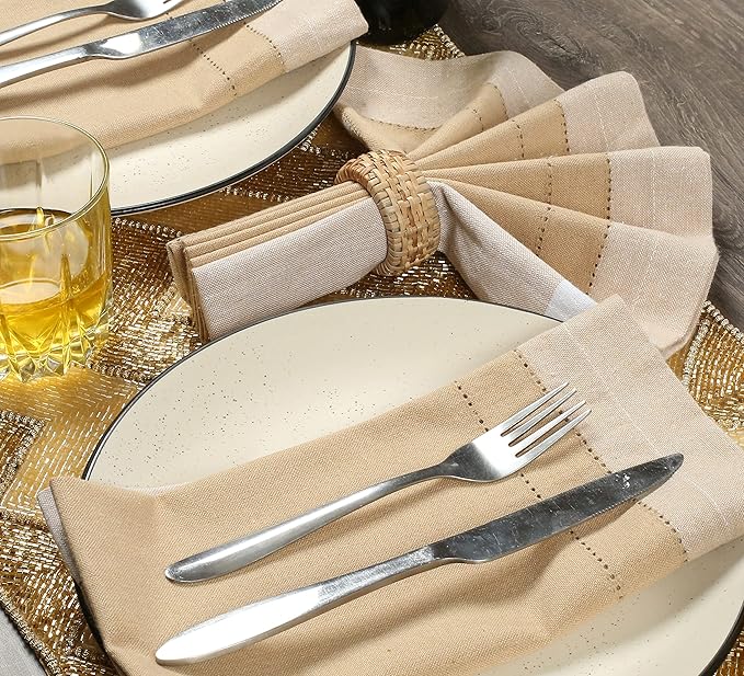 Homidate Cloth Dinner Napkins – Machine Washable Reusable Fabric Napkins for Weddings, Parties & Table Decorations