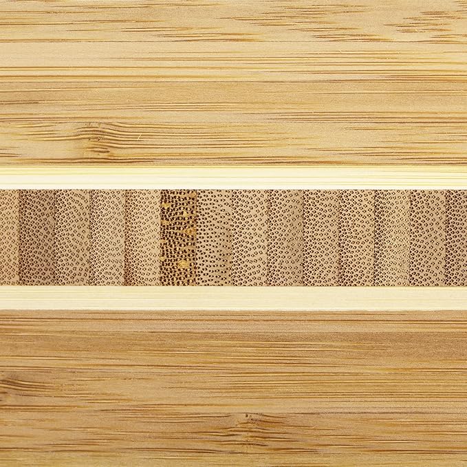 Totally Bamboo Aruba Bamboo Serving and Cutting Board, 12-1/2" x 8"