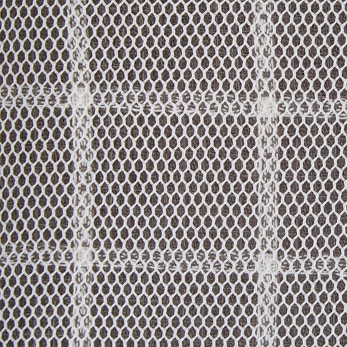 DII Scrubber Dishcloths Collection Windowpane Dishrag Set, 12x12, Gray/White, 6 Piece