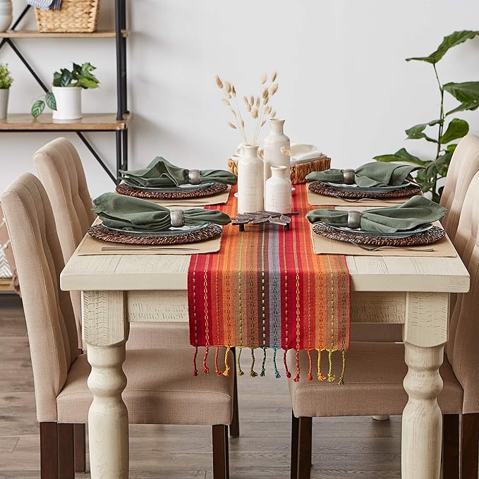 DII Southwest Collection Tabletop, Table Runner, Spice, "table runner, 14x72"""
