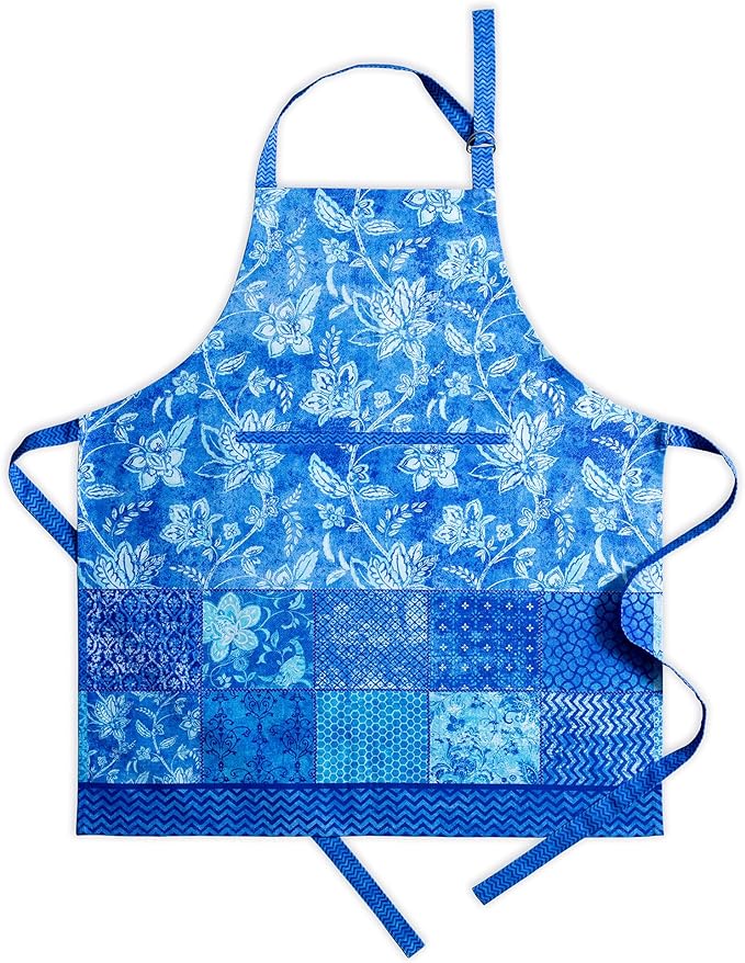 Maison d' Hermine 100% Cotton Apron for women with Pocket Kitchen Chef Apron for Men Cooking Mothers Day Gifts