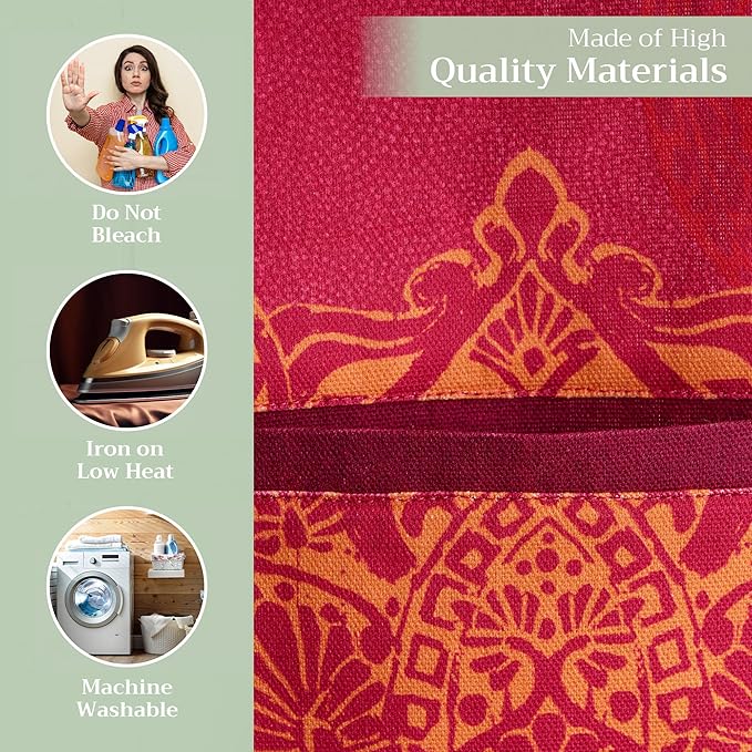 Maison d' Hermine 100% Cotton Apron for women with Pocket Kitchen Chef Apron for Men Cooking Mothers Day Gifts